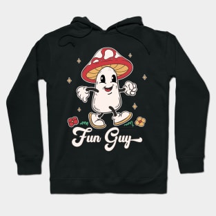 Vintage Fungi Fun Guy Funny Toadstool Pun Hoodie